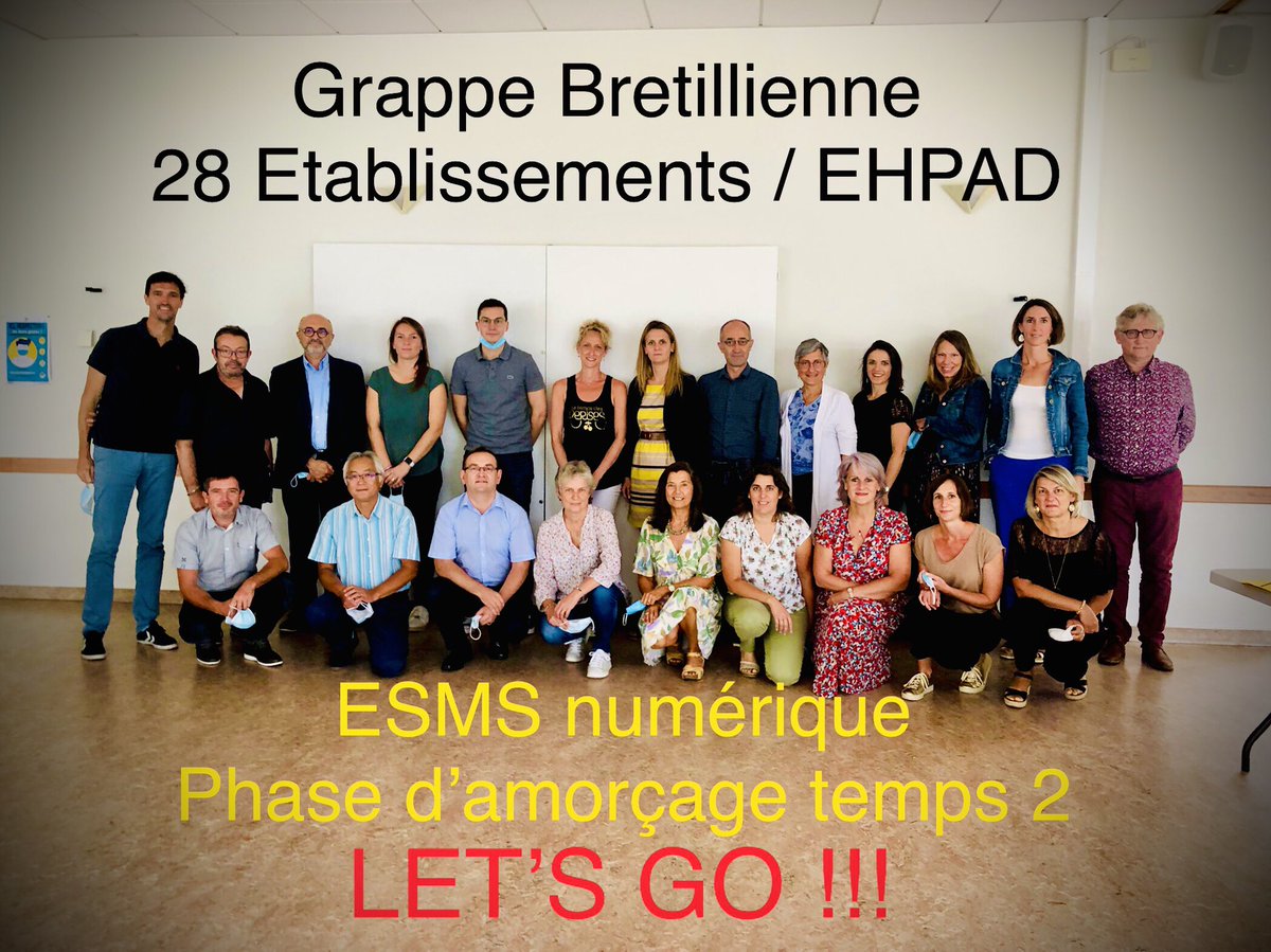 La Maison Saint Michel est porteuse de cette grappe de 28 établissements. @FEHAP_actu @FEHAPBretagne @fnadepa @URIOPSSBretagne