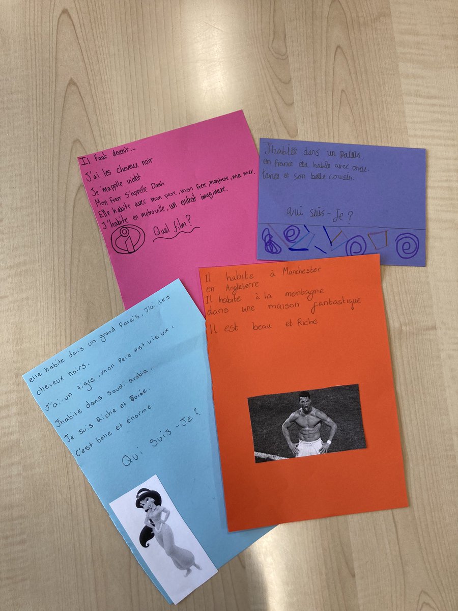 LinwoodModLangs's tweet image. Our wonderful S2 pupils using their creativity &amp;amp; French skills to write about where someone lives 👏👏👏
