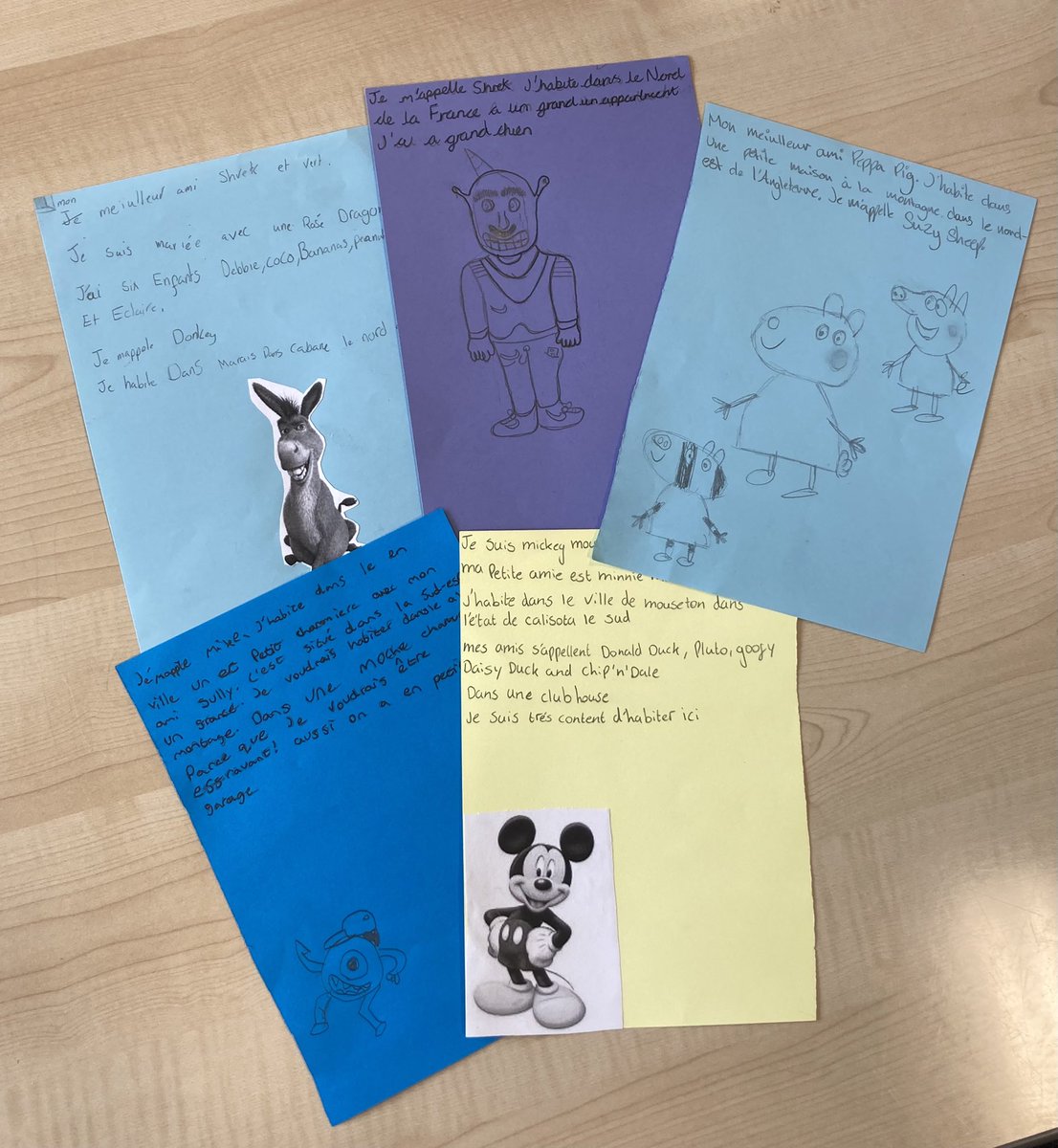 LinwoodModLangs's tweet image. Our wonderful S2 pupils using their creativity &amp;amp; French skills to write about where someone lives 👏👏👏