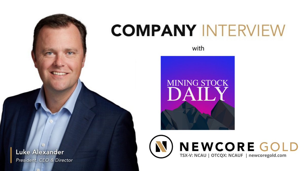 NewcoreGold's tweet photo. *INTERVIEW ALERT 🎙️* @LukeNCAU spoke with @TrevAHall from #MiningStockDaily during the Precious Metals Summit Beaver Creek to discuss #NewcoreGold's ongoing 90,000 metre drill program at our #Enchi #Gold Project in #Ghana. $NCAU.V $NCAUF

Listen Here 👇: 
https://t.co/JvGWmtig7e https://t.co/N81hk0cN7W