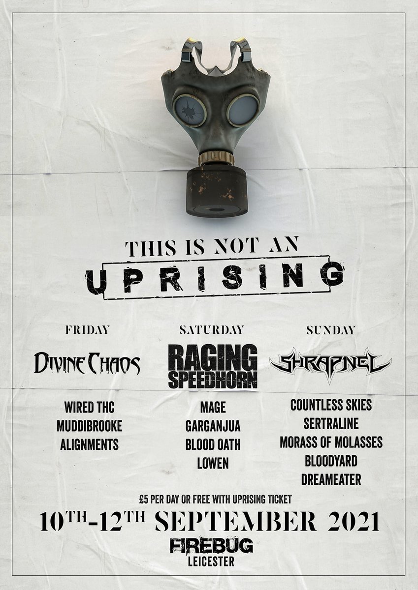 Those who are about to rock 🤘 get to <a href="/FirebugBar/">Firebug</a> for three days of Uprising feat the likes of <a href="/DivineChaosBand/">DIVINE CHAOS</a> <a href="/garganjua/">Garganjua</a>  facebook.com/TheUprisingFes… #DMUtop10
