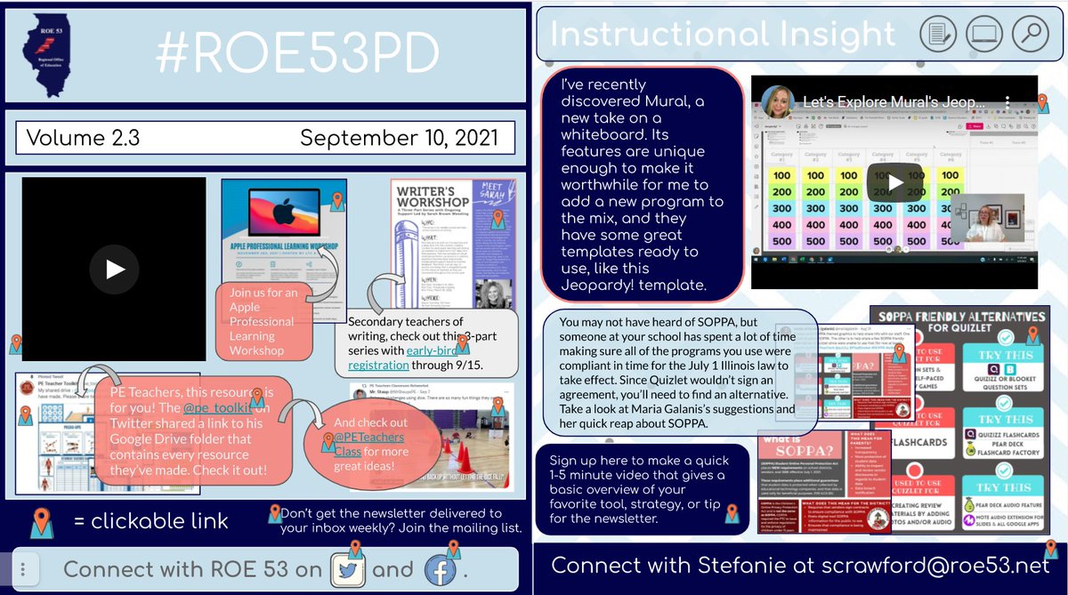 MrsCford_tweets's tweet photo. Another Friday means another newsletter! Check it out, and if you'd like to receive it in your inbox every Friday, there's a link for that inside. https://t.co/IJXUcwhUgr #roe53 #roe53pd #edtech #iledtech @mtwroe53 https://t.co/0xze0Z1YU2