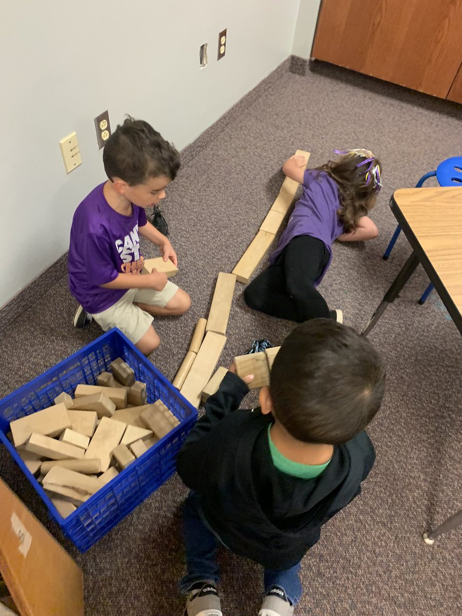 Day of play is going down in our classroom today!