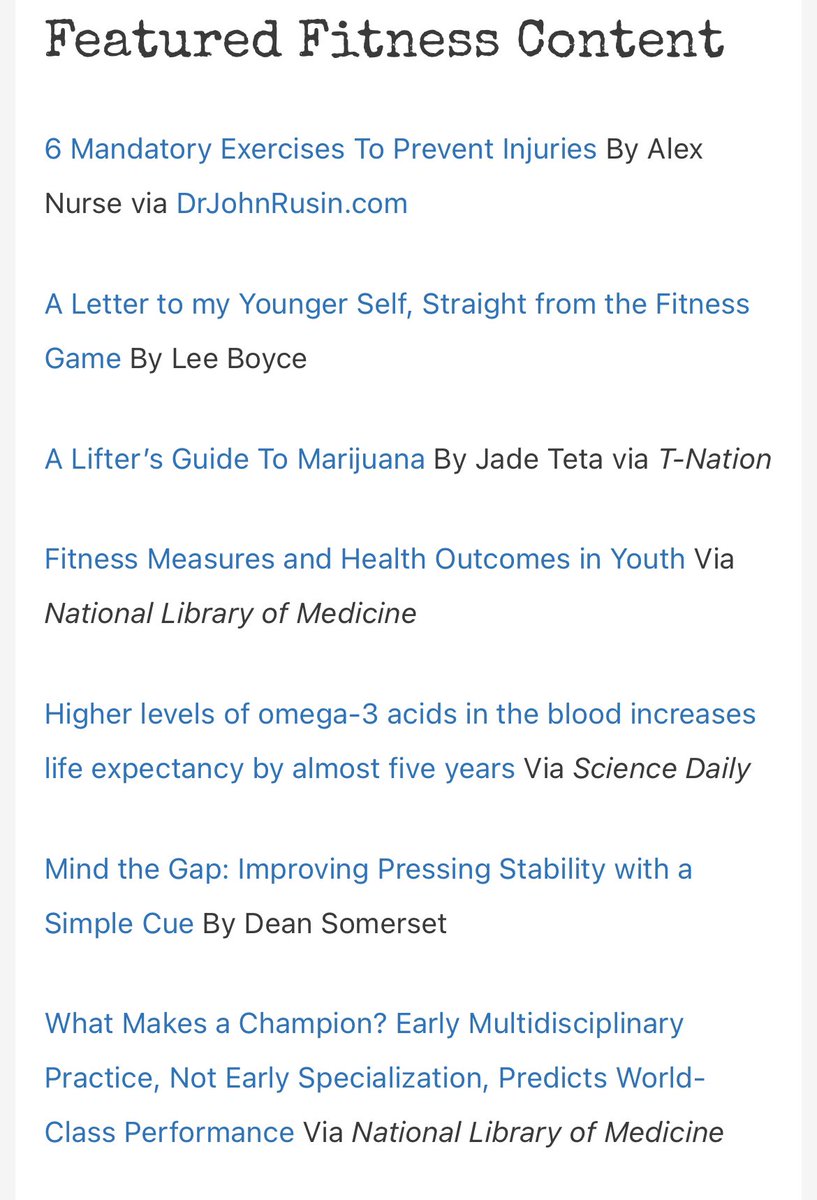 RuthlessPerform's tweet image. Our latest edition of Featured Fitness Content is up!

ruthlessperformance.com/ffc-110/