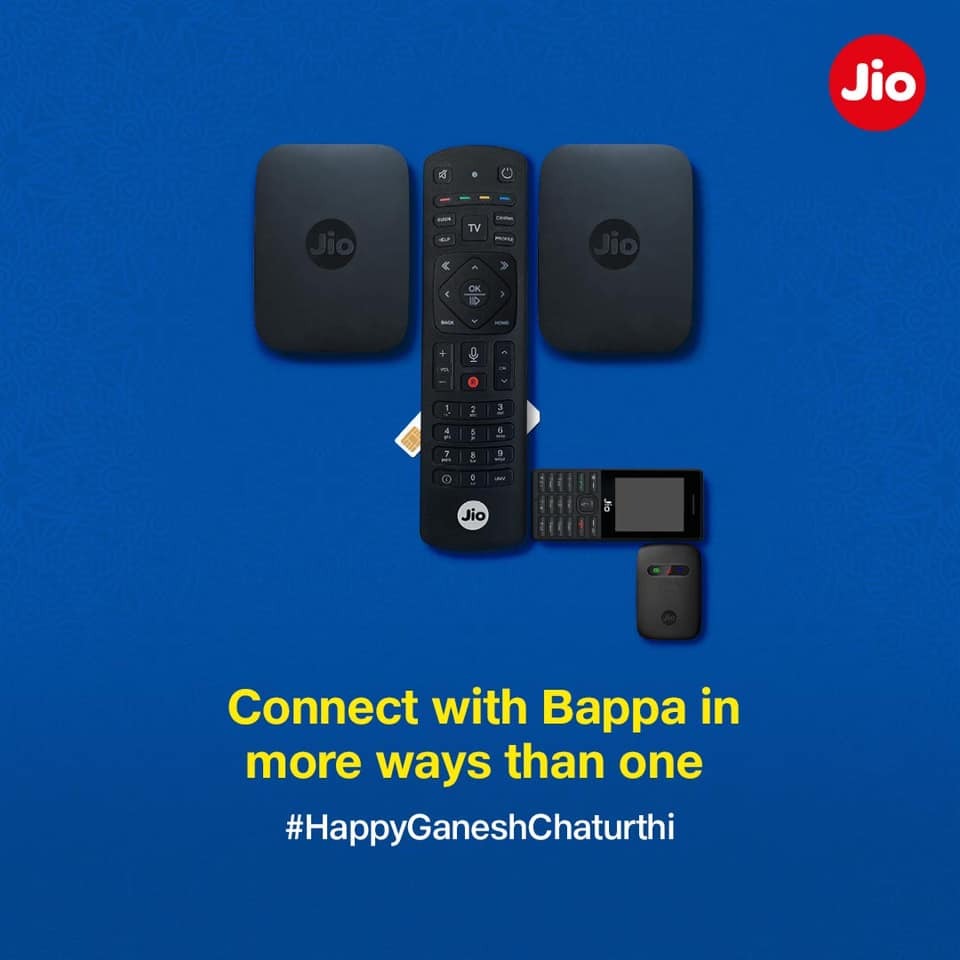 This Ganesh Chaturthi, let's connect with the one from home.🙏 #WithLoveFromJio #GaneshChaturthi2021 #JioFiber #jiofibernet #Jiofiberchennai