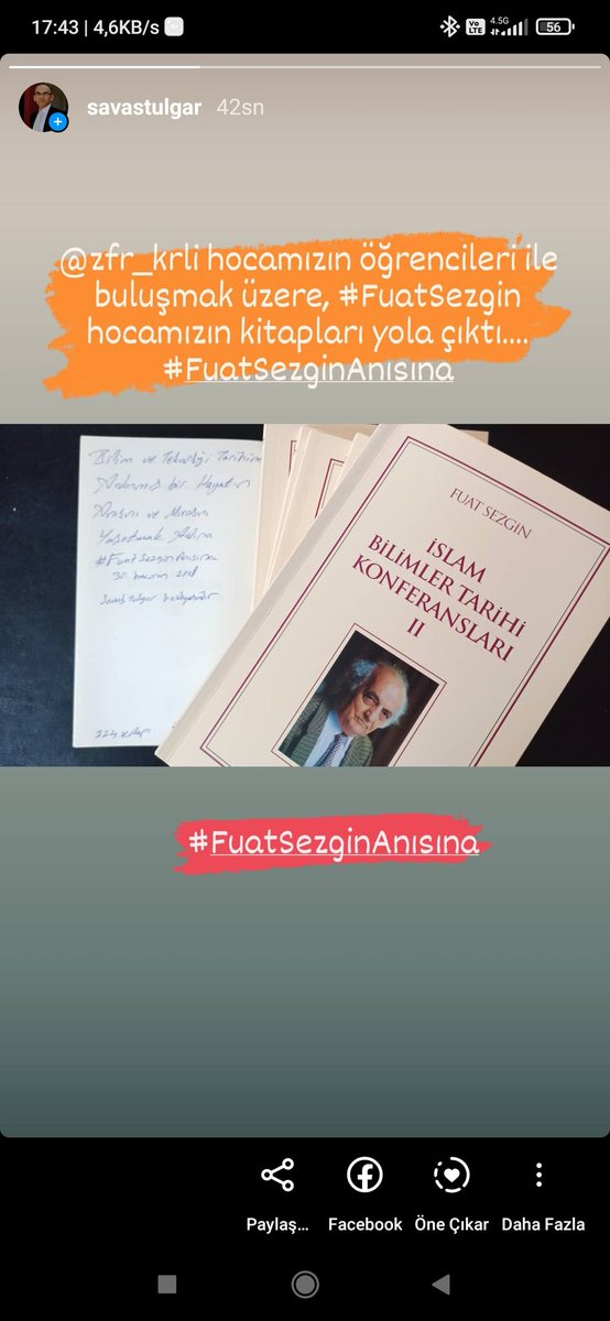 savastulgar's tweet photo. Fuat Sezgin hocamızın , Konferans notlarından oluşan 20 kitap , meslek lisesinde Zafer Karlı hocamızın öğrencileri ile buluşmak üzere yola çıktı... Hocamızın vefatından veri  250 den fazla kitap hediye etmeyi başardık. Çok şükür.. #FuatSezginAnısına https://t.co/tVmzbPMkZy