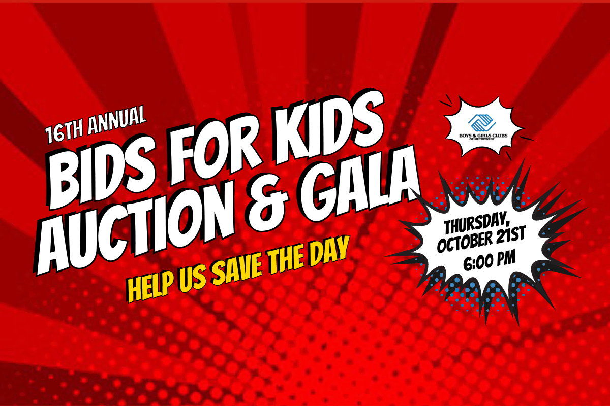 JanelMaysonet's tweet image. Get your tickets to the @BGCMetroWest1 Annual Bids for Kids (virtual) Auction and Gala on Oct. 21! 
 ow.ly/fj9i102WjXz