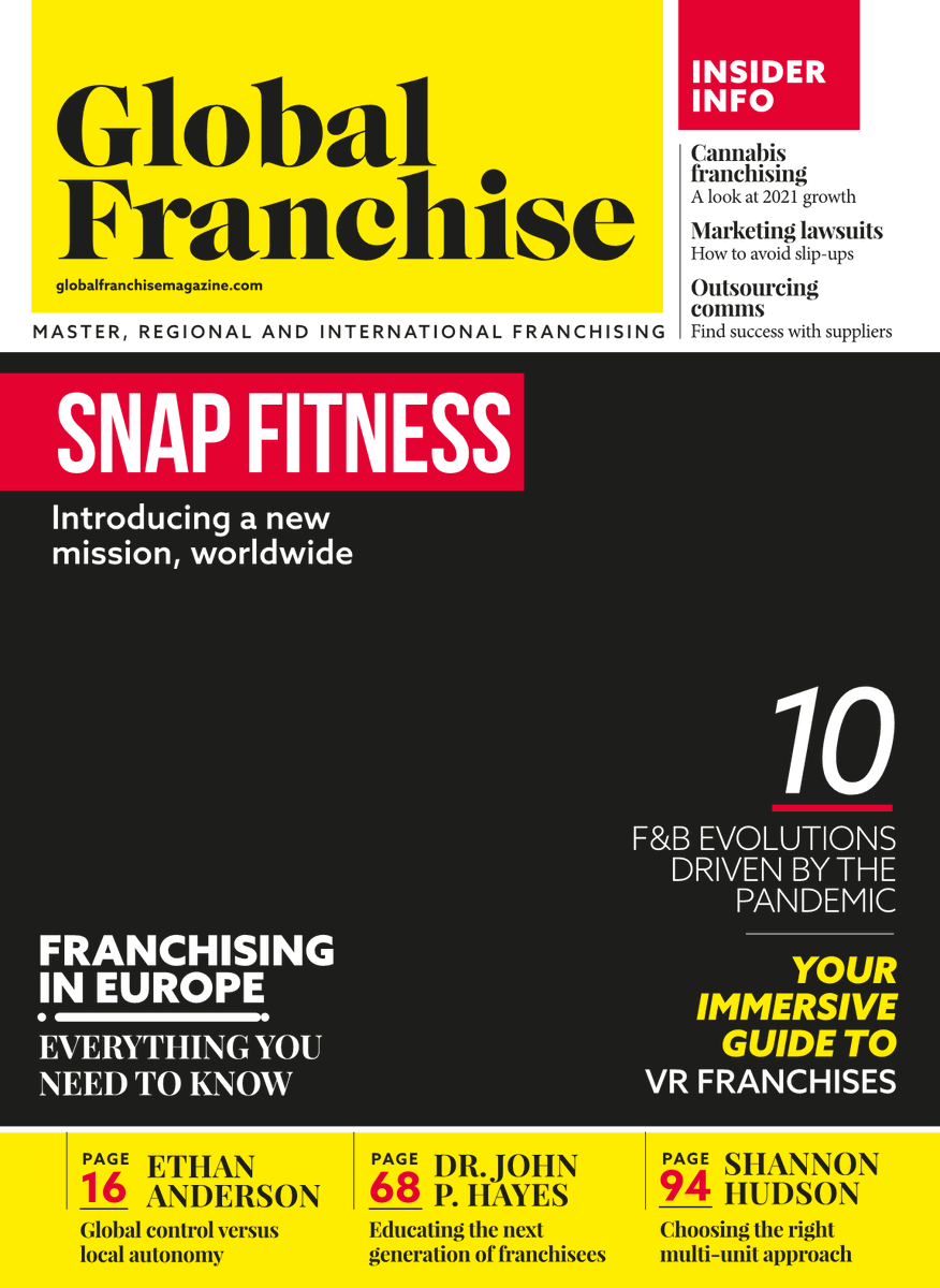 On the cover of Global Franchise Magazine this month with my article discussing Global Control vs. Local Autonomy. #franchising #MyTime