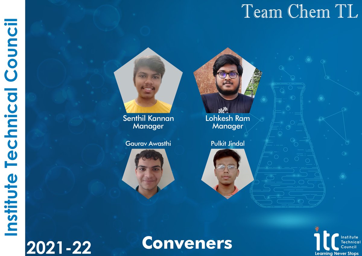 tech_iitb's tweet photo. Being the newest member of the ITC, ChemE TL envisions to further the concept of tinkering into the domain of Chemical Engineering. We aim to bring out the link between chemicals and the various domains of engineering with a focus on areas like Industry 4.0, Microfluidics, etc. https://t.co/O5d3RiMbTg