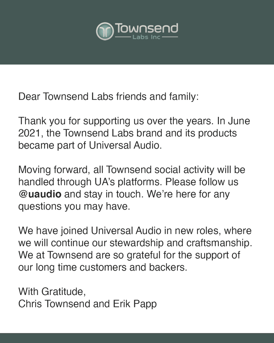 Townsend Labs tweet media