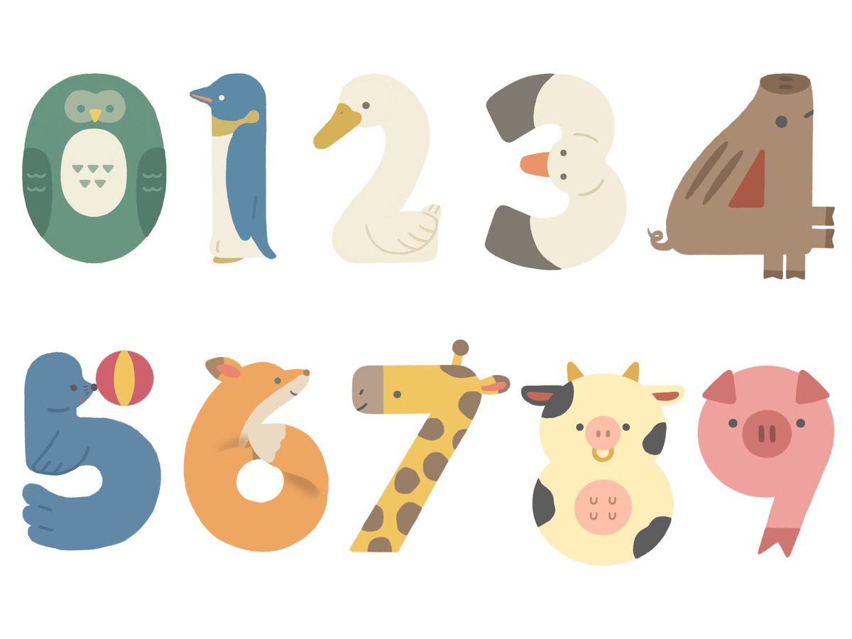 Hibik A Twitter 動物 数字リニューアルしました