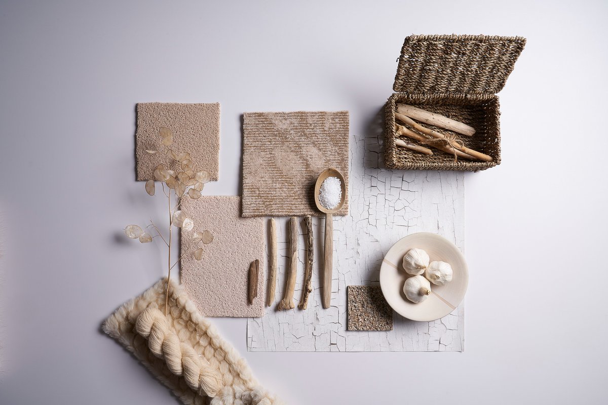 Adopt a minimal approach to design for a sophisticated and timeless home. A neutral carpet will create a soft foundation, perfect for matching with complimentary shades. #carpets #bespokecarpets #interiordesign #interiors #brintonsathome