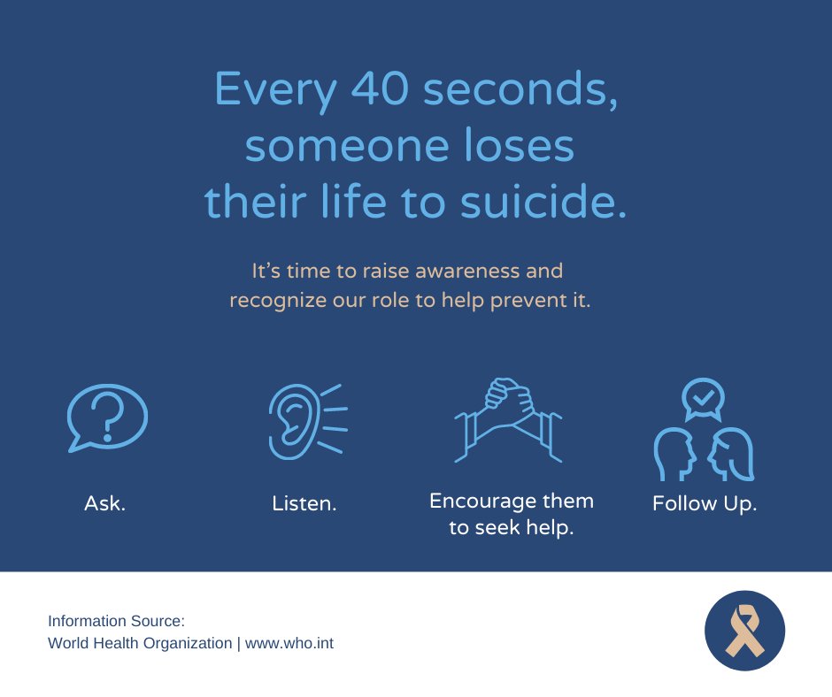 CCISFlive's tweet photo. On this World Suicide Prevention Day, please remember you are not alone ❤️

Everyone plays a role in suicide prevention. We must continue to raise awareness and remove the stigma surrounding mental health, mental illness, and suicide. 

https://t.co/hYDoxIfHXt https://t.co/SdP4a6sYTV