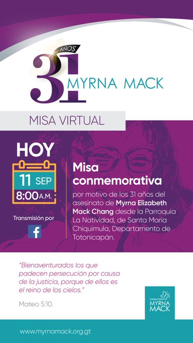 ➡️La FMM le invita HOY a la misa conmemorativa oficiada por el padre Ricardo Falla S.J. por ....