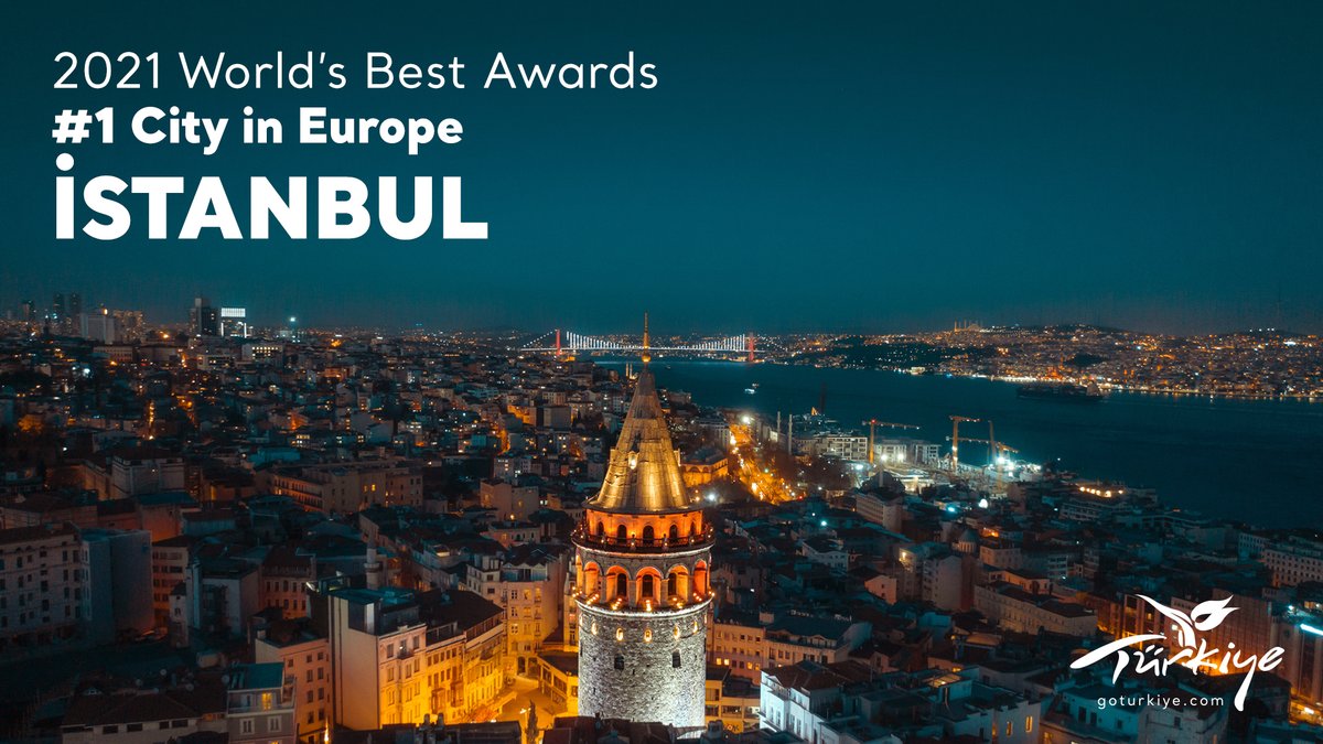 #İstanbul is selected as the #1 city of Europe! 🥇

In this year's 'World's Best Awards' by @TravelLeisure, thousands of people have made İstanbul their favourite choice! #TLWorldsBest