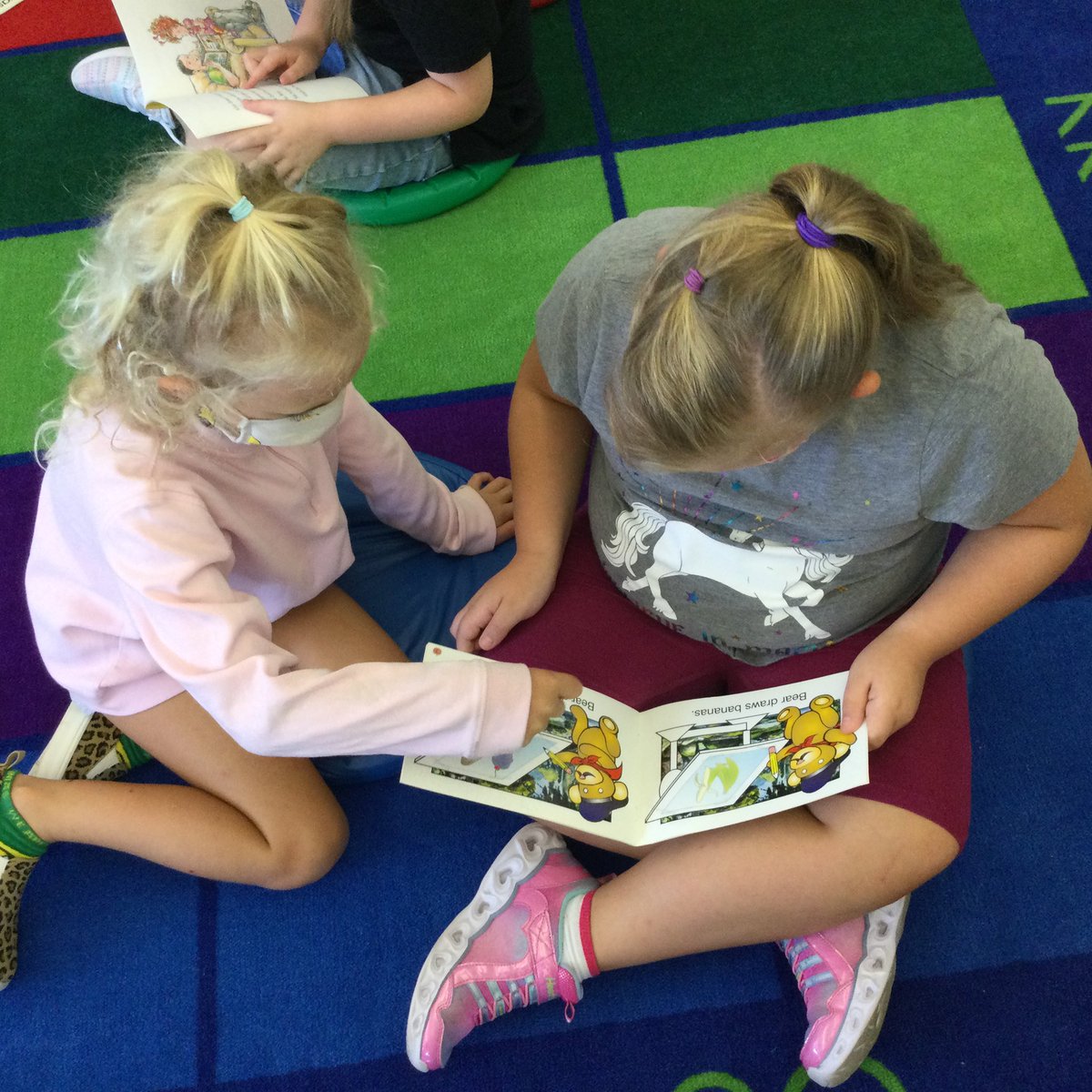 Partner reading in 1st Grade today! They loved reading to buddies so much we could barely put our books down to go to recess!📚