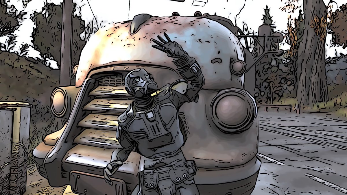 operator_05's tweet image. Weekend coming in! Beep! Beep! #fallout76 #operator05