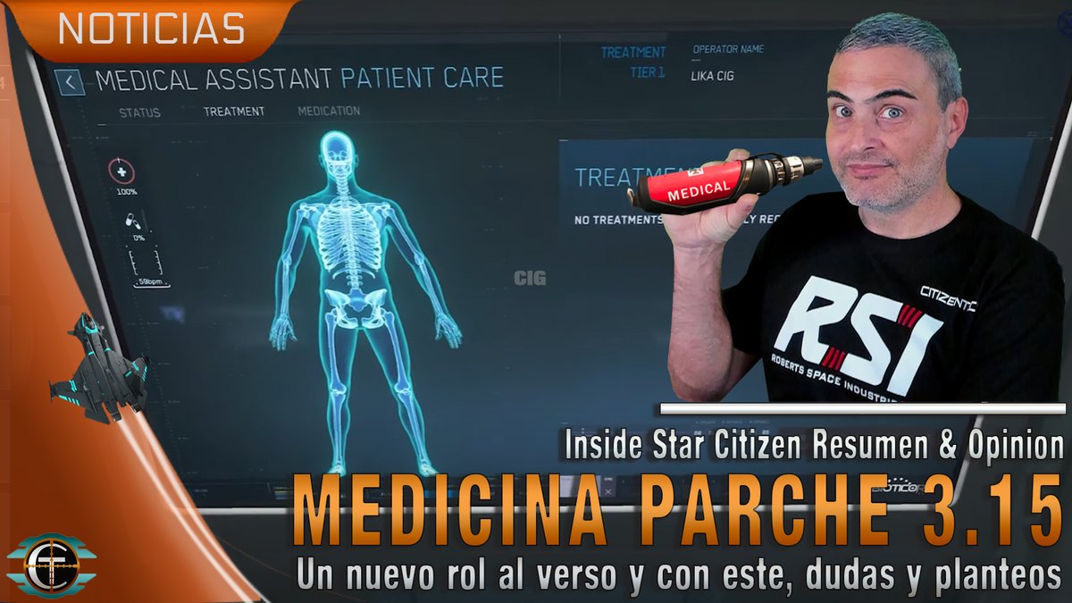 ✅ Nuevo video🌐 Inside Star Citizen: Medicina Parche 3.15. Disfrútenlo, buena vida &amp; vuelen seguro! 🚀
youtu.be/iKm-fbLOlj0

#StarCitizen #pcgaming #PCGamer #YouTube