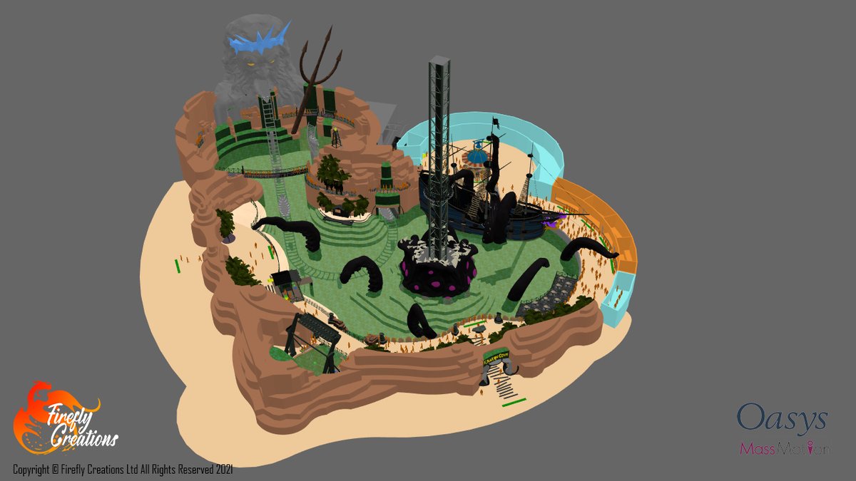 JohnHays_Oasys's tweet photo. That's the @Oasys_Software entry to @Blooloop Innovation awards 2021. Thank you to those who helped pull this together, especially to @MichelleHicksUK &amp; Andrew Porter from @FireflyCreation for once again allowing us to showcase their stunning Kraken Cove work.
Good luck to all! https://t.co/NmQOZDPQac