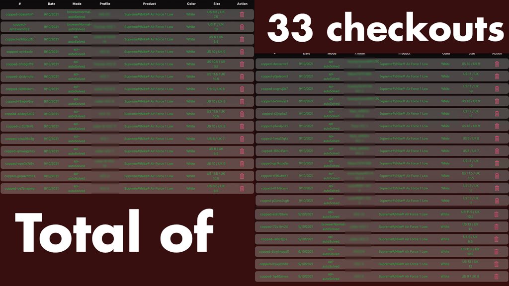 I like the Supreme AF1 restocks🪄🍿

NL Private ISP <a href="/CocaProxies/">CocaProxies</a> 
Bot: <a href="/MEKRobotics/">MEKAIO</a> 
CG: <a href="/cookbeastio/">Beast’s Den</a>