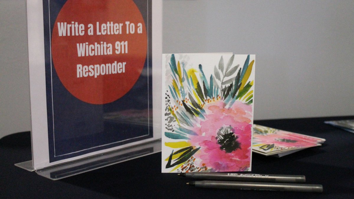 NewmanU's tweet photo. This morning for #JetFriday, students wrote and signed thank you letters to 911 responders in Wichita in honor of those who lost their lives in the tragic events of #September11, 2001. #NeverForget #PatriotDay https://t.co/o8wnAwO4LU