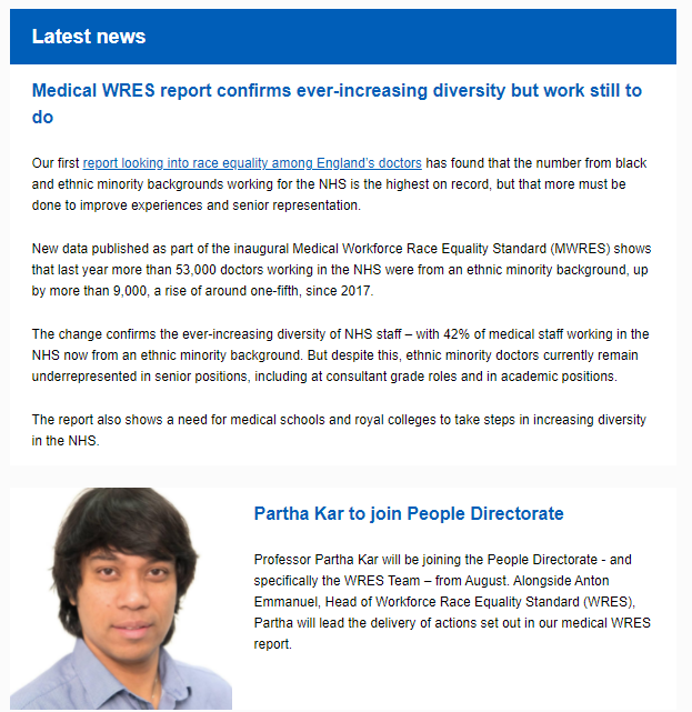 "Director Of Equality, Medical Workforce <a href="/NHSEngland/">NHS England</a>" 

So says the title

Time to get stuck in...so who fancies being the region to have some chats; who fancies being the specialist society to step up; who fancies being the Royal College to tackle equality- genuinely?

Shall we?