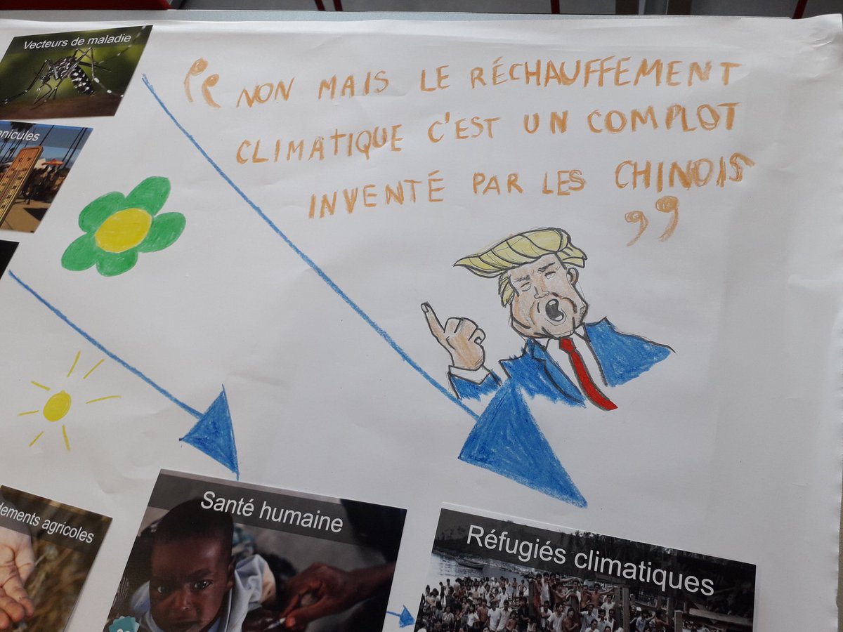 Deuxième jour de la <a href="/RentreeClimat/">Rentrée Climat</a> à <a href="/ScPoBx/">Sciences Po Bordeaux</a> avec @FresqueDuClimat et <a href="/EchoLogik/">Echo'Logik</a>. Des artistes en devenir ont emergé chez les 1ères années! 🤘🌍🎨 #ClimateChange #COP26 #GIEC