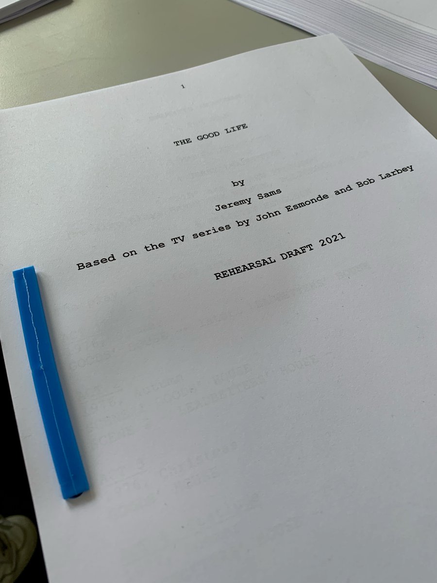 TheGoodLifePlay's tweet photo. The seeds have been well and truly sown! The first week of rehearsals have been potted! https://t.co/nh7UuCqakB