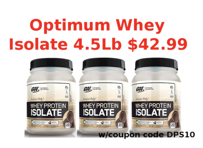 *** WHILE SUPPLIES LAST ***

Get a 3-pack - 4.5lbs total, 3 x 1.5lbs - of Optimum Nutrition Whey Isolate for only $42.99

Order now on our #OptimumNutrition special page where you will fine this and many other great deals -> https://t.co/tILcFcOm7U

#TrueStrength @Team_Optimum https://t.co/ccTy9eiJpf