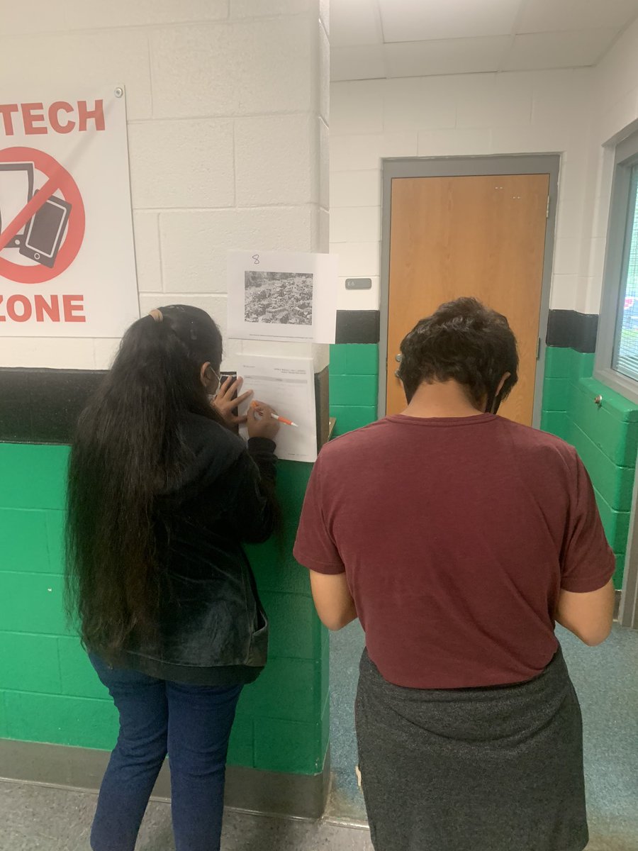 westcaryimps's tweet photo. Our #superimps in 8th grade ELA doing a gallery walk to identify things they “notice” and “wonder” in the pictures displayed #insideoutandbackagain #EL https://t.co/EUstX72w02