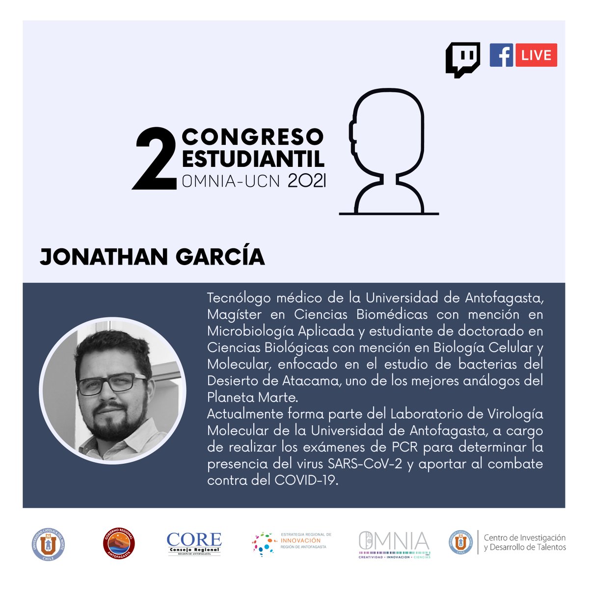 omnia_ucn's tweet image. ¿De qué color, forma o tamaño podrían ser los extraterrestres? o ¿qué tiene de especial Marte? 
Encuentra esta y otras respuesta en la charla &quot;Buscando Extraterrestres: Marte a la vuelta de la esquina”, junto al tecnólogo médico Jonathan García, en el Congreso de Ciencias OMNIA⚗️