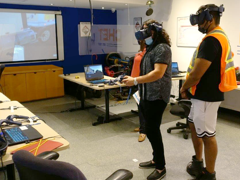 iMVRCanada's tweet photo. Multi User in Action. Connect with us to experience IRIS at https://t.co/PJr5iY0TF9.
#trucking #truckdriver #truckinglife #truckingschool #truckingindustry #vrtraining #IRIS #iMVR #truckdrivertraining #certifiedtrainer https://t.co/TwP7ntHZDZ