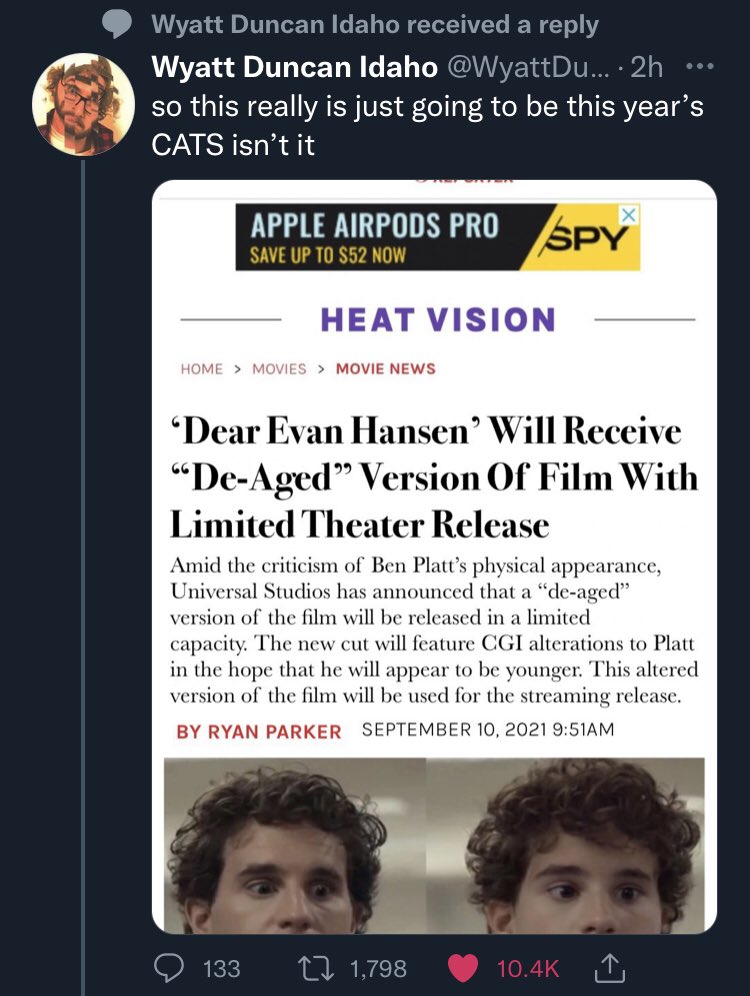 NEEMOAHTOAD's tweet photo. wyatt strikes again https://t.co/UKZlXQB4Au