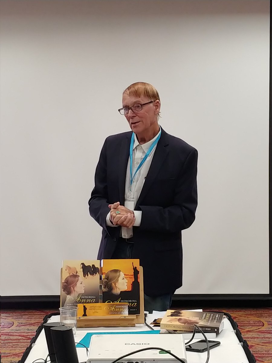 Honoring Anna and Honoring Anna the Winds of Time Author Douglas Hoff shares his books at #SDCTE21!