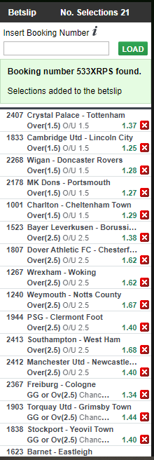 edema_isadore's tweet photo. Good morning guys, here is a mixture of games across different bookies, make your choice, do your +/- to suit your taste. May the odds be in our favour
#Betking: "EZA5E"
#1xbetBookingCode: "Q928T"
#Bet9ja: "533XRPS"
#Sportybet: "BC74CQQN"
@MisturBets
@DISCREETBET
Pls Retweet๐ https://t.co/yAkbiUumHx