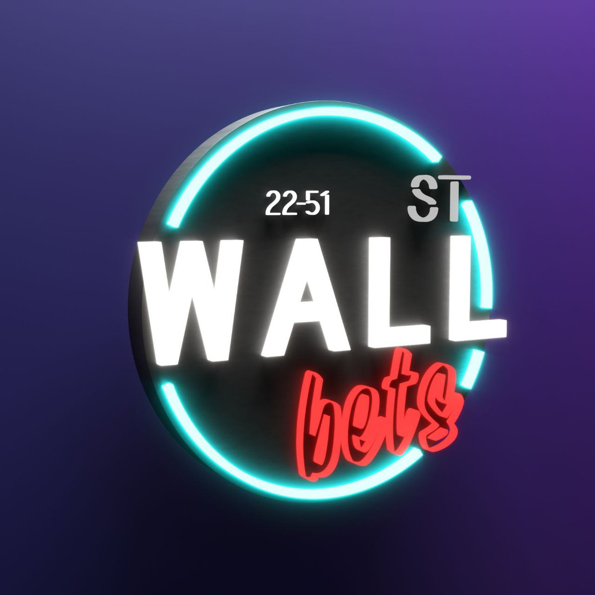 RT @wallstreetbets: Thanks @EvolvedPunks for this slick 3D WSB logo. Very talented artwork. https://t.co/EUrFaCbN0g