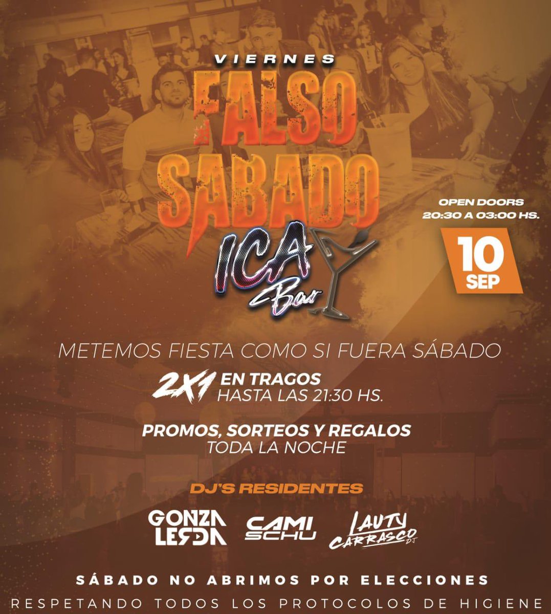 🔥SORTEO FALSO SÁBADO🔥

😍😍FALSO SABADO😍😍

✅2 Skyy
✅2 Champagne 
✅2 Gin Tonic 
✅2 Caipiroskas 
✅2 Cosechas Tardío 

➡️ Dale Fav
➡️ Rt 
➡️ Menciona a 2 amigos.