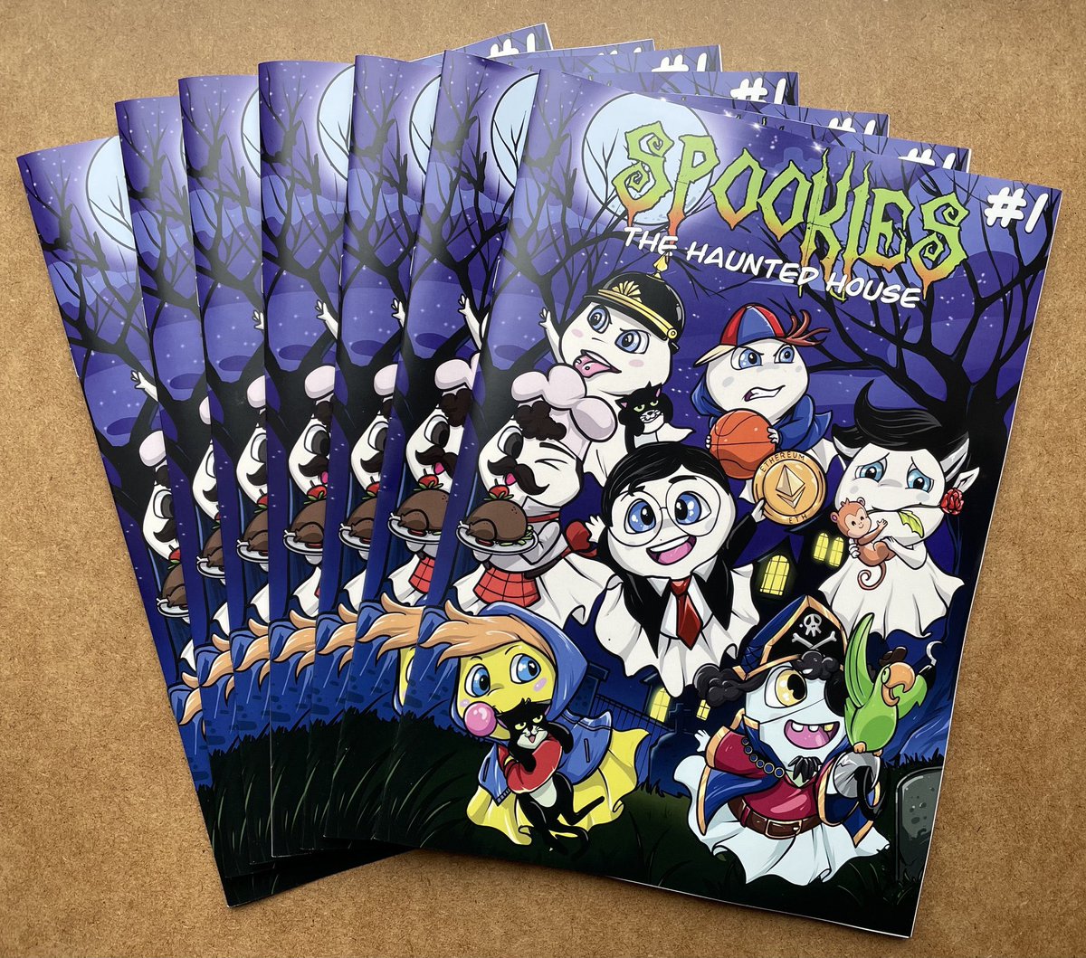 major_tzr's tweet photo. Are you kidding me, how AWESOME are these 🔥🔥🔥 I love them, these comics are next level #LetsSpookingGo @SpookiesNFT #SpookySzn #digitalart #NFTs #polygonNFT #PolygonNetwork #Polygon #opensea #ethereum #digitalcollectibles #comicbooks #ComicArt #comics https://t.co/gYBD4PntyE