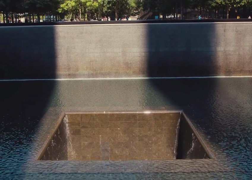 DowntownNYC's tweet photo. Video: Meet The Man Who Works Every Night To Keep The @Sept11Memorial Pools Spotless https://t.co/ncDmxOhVHT https://t.co/eOsz2fCEbU