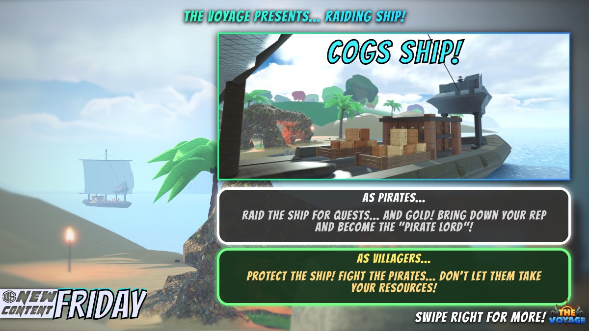 The Voyage on Twitter "⚔️ RAID SHIP! ⚔️ Coming to TheVoyage! 🏴‍☠️