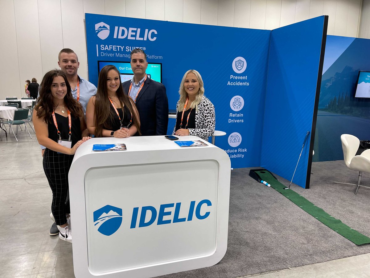Idelictech's tweet photo. The Idelic Team on-site at the @NPTC1939 Safety Conference and the @TRUCKINGdotORG (ATA) #SSHR21 Conference.
Thank you to the NPTC and ATA for putting on such great events! https://t.co/HnnCvA29rB
