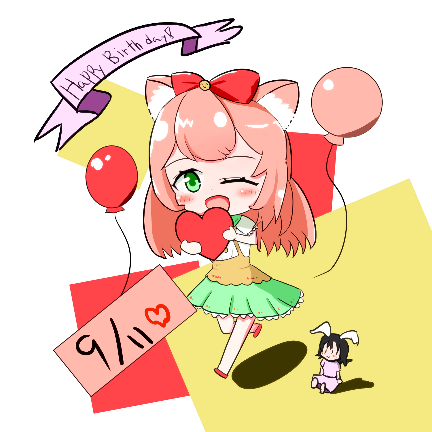 スワヒノ 本日のラクガキ ゆっきんさん誕生日おめでとうイラスト 東方m1のてゐで知って そこから静かにじみーに応援してますよ これからも幸多からんことをです ゆっきんの宝物 T Co Ukwjnch8cq Twitter