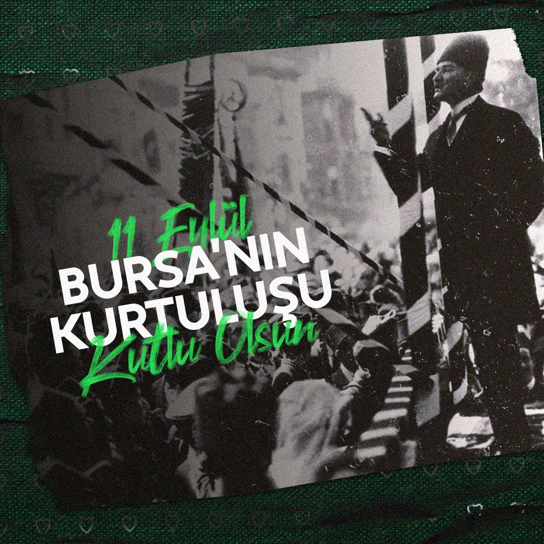 Bursamızın düşman işgalinden kurtuluşunun 99. yıl dönümünü kutluyor; başta Gazi Mustafa Kemal Atatürk olmak üzere tüm kahramanlarımızı saygı, minnet ve rahmetle anıyoruz.

#11Eylül