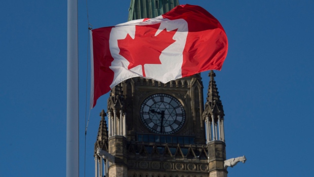 CTVNews's tweet photo. Justin Trudeau says he will keep flags lowered at half-mast at federal buildings until Indigenous communities decide to raise them. https://t.co/gyjAM8ZwWP https://t.co/8Aae5nyzOI