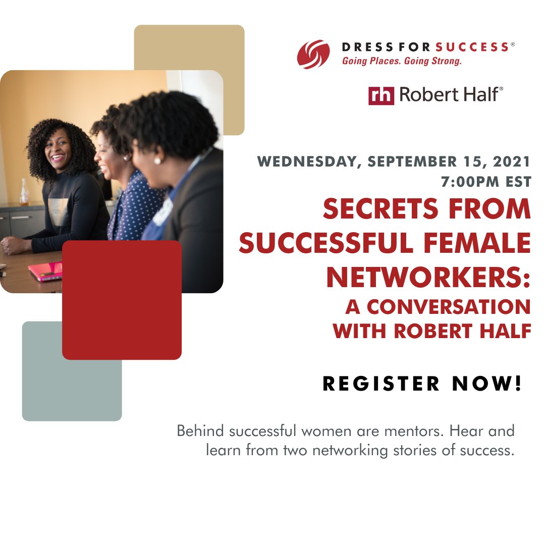 In this conversation, we’ll hear from Surbhi Pir, 
Senior Regional Director in San Francisco, and Louisa Waldman, Regional Director in Portland. Join our online community: community.dressforsuccess.org/share/0j-XVYr8…   or register for this session only at: bit.ly/dfsmwkshp