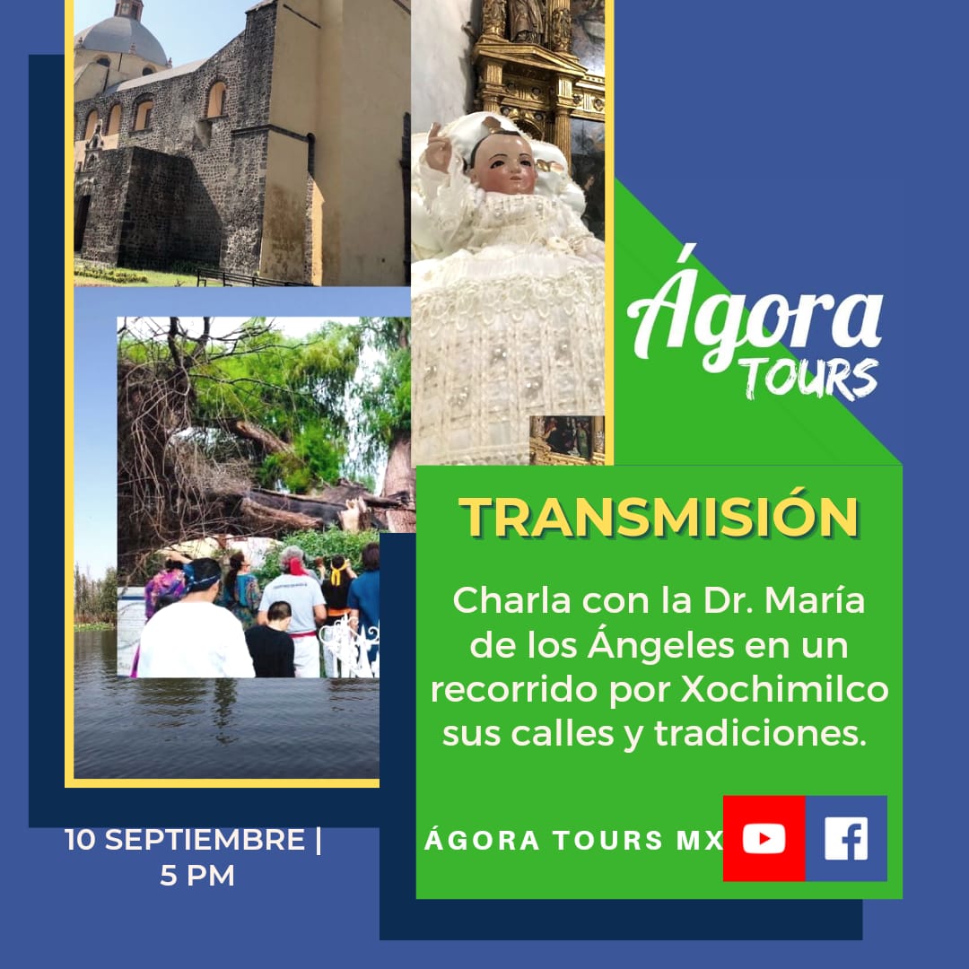 infoagoratours1's tweet photo. Nos aguarda un paseo al corazón de Xochimilco su misticismo y cultura en viva voz de sus vecinos Hoy viernes a las 5 p.m. por nuestro canal de YouTube y fanpage de Facebook #ÁgoraToursMX #entrevistasÁgoraTours #CDMX #Mexico #FacebookLive #tourvirtual #paseovirtual #turismovirtuas https://t.co/2eSYJBlcMv