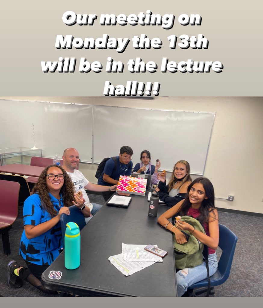 MaricopaDECA's tweet photo. Meeting on Monday the 13th is in the lecture hall! Can’t wait to see you all there! 🔹 https://t.co/JKXcy0sjiT