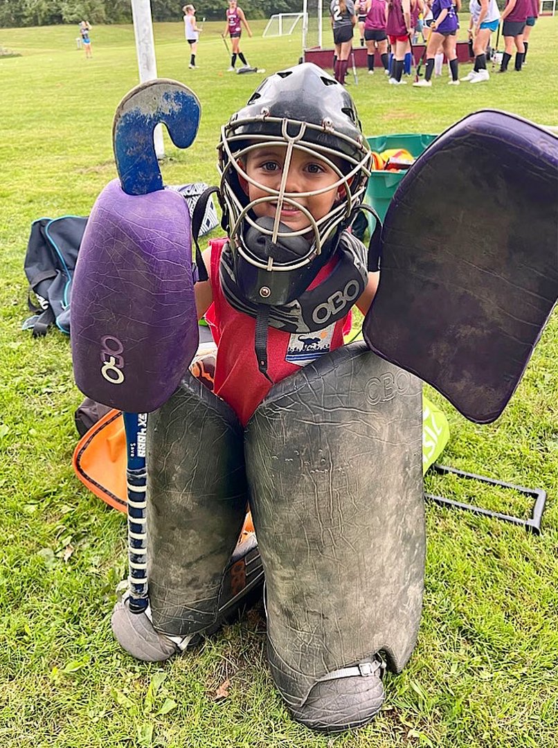 “Never, ever, underestimate the importance of having fun.” - Randy Pausch #FUNFriday #GrowTheGame 🏑
 
Brayden, 5 years old, kits at his mother’s practice at <a href="/tivertonschools/">Tiverton Public Schools</a> in Rhode Island

📸: Lauren Tavares