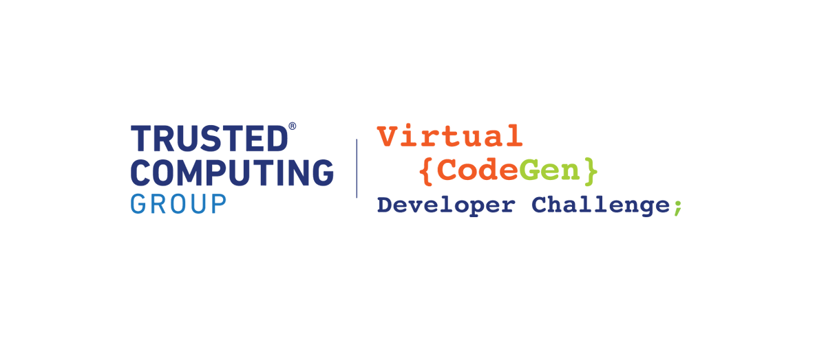 TrustedComputin's tweet photo. TCG’s first ever CodeGen Developer Challenge starts on 18th October! The winner of each area will win $1,000 and the overall winner will win $4,000! The deadline to register is Monday, October 11, 2021, so sign up now! 

https://t.co/cyyZzOLnt9 

#TCGCodeGen https://t.co/ZTfE9YeJJf