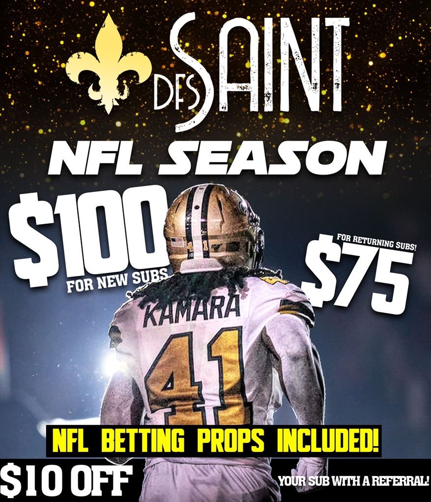 DFS_SAINT's tweet image. Still a few spots left! Price includes #FanDuel #DraftKings #YahooSports 
✅Player Props
✅Early
✅Main Cash &amp;amp; Gpp
✅Afternoon
✅Showdown